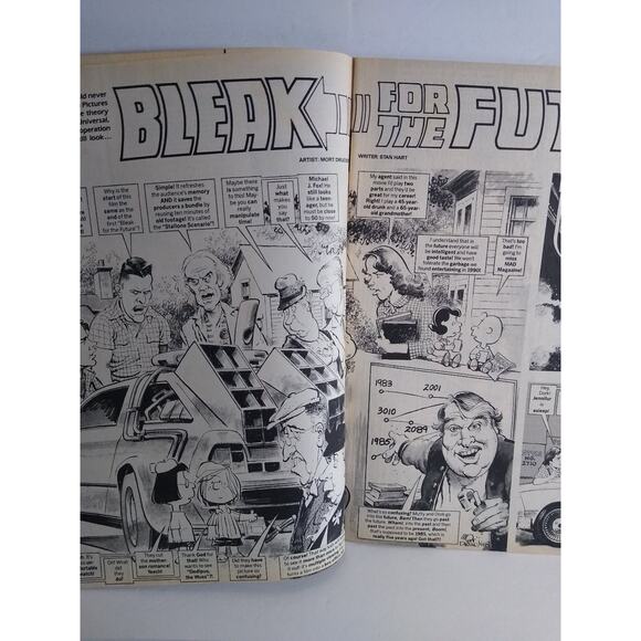 MAD Magazine #295 Mad Comic Book June 1990 Back to the Future II Movie Satire - Picture 3 of 5